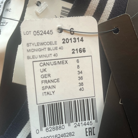 NWT Joseph Ribkoff Navy Pull On Pants Business Casual Size 6 *measurements* NEW - Picture 3 of 13